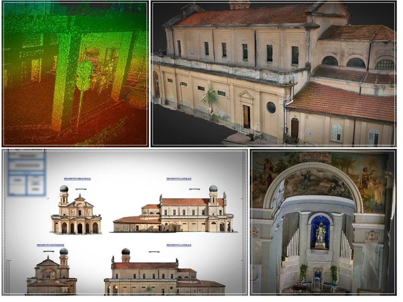 Rilievo laser scanner e modello digitale SERVICE ENTERPRISES